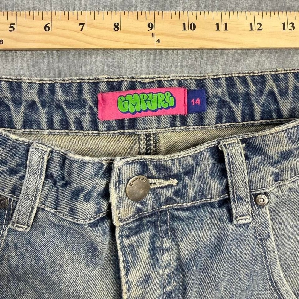 Empyre Denim Shorts Light Wash Size 34 - Picture 2 of 8